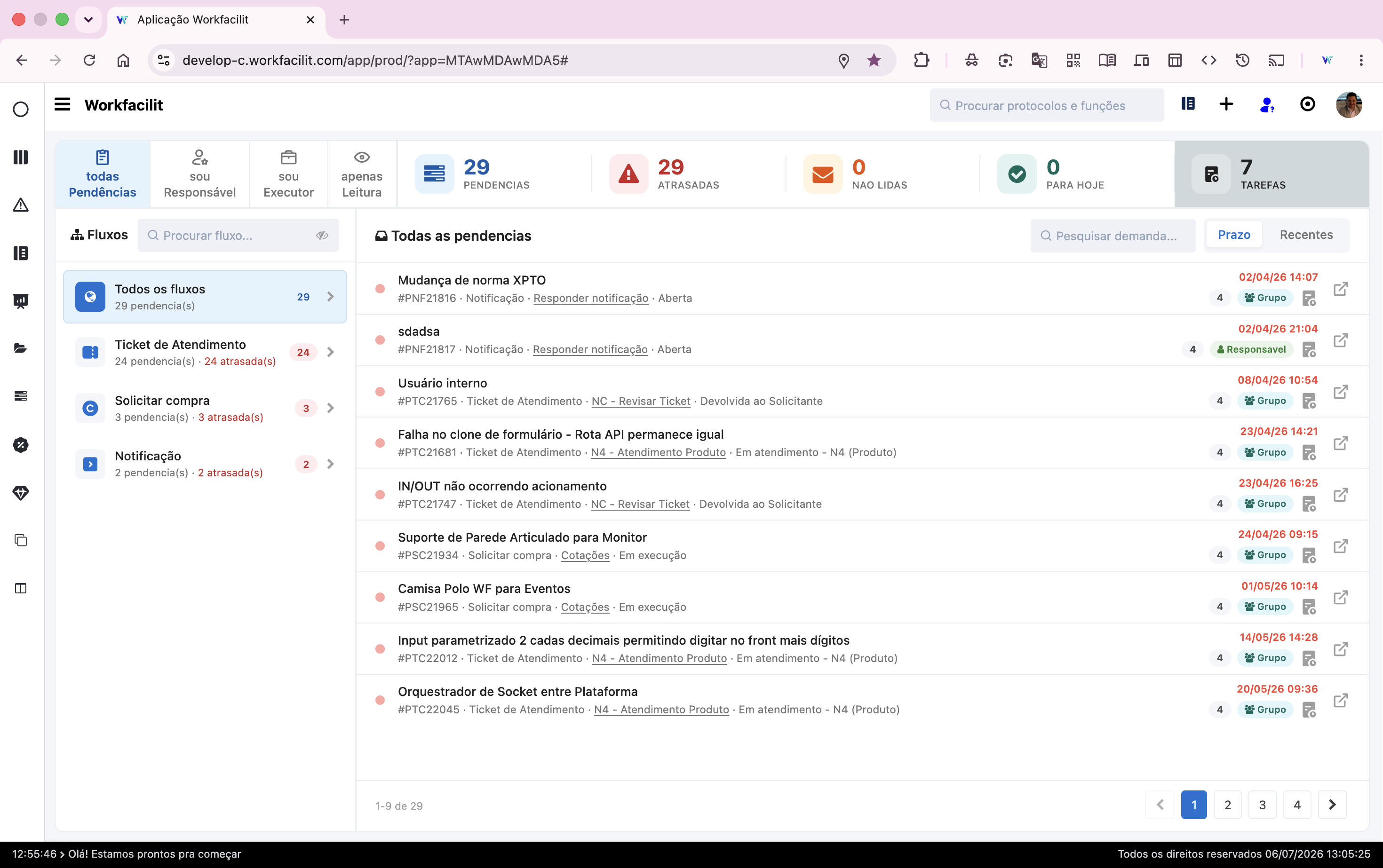 Portal personalizado da solução do cliente